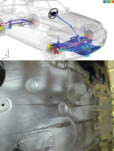 用Adams-Marc協(xié)同仿真對(duì)車輛極端負(fù)載狀況進(jìn)行仿真(圖1) 用Adams-Marc協(xié)同仿真對(duì)車輛極端負(fù)載狀況進(jìn)行仿真(圖1)