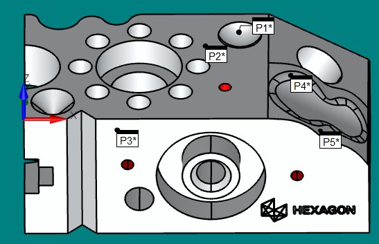 三坐標測量軟件Rational-DMIS指定測量點及導入點云操作技巧(圖3) 三坐標測量軟件Rational-DMIS指定測量點及導入點云操作技巧(圖3)