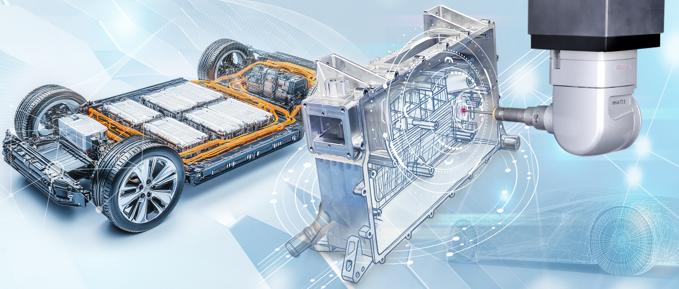 三坐標(biāo)測(cè)量機(jī)新能源控制器殼體測(cè)量