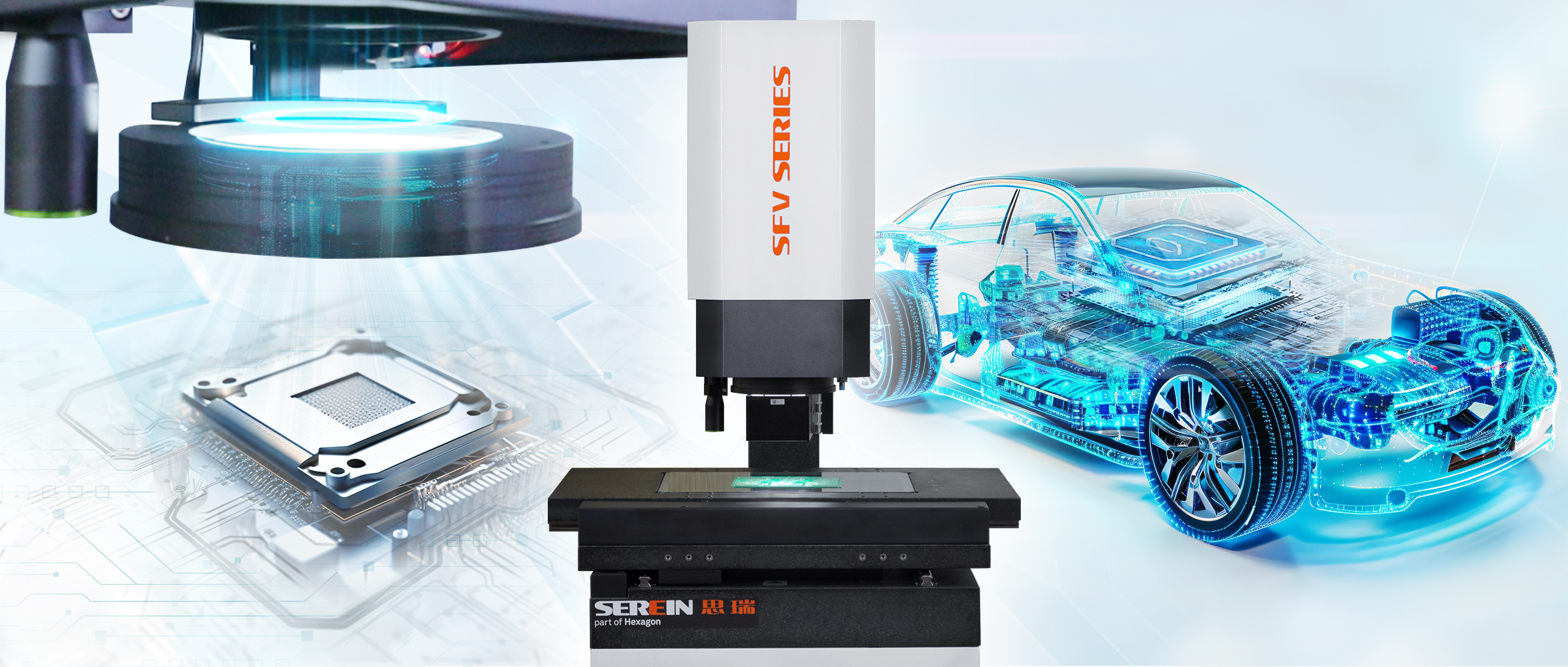 新能源汽車芯片殼蓋尺寸怎么檢？思瑞大視野閃測(cè)檢測(cè)方案高效搞定!   